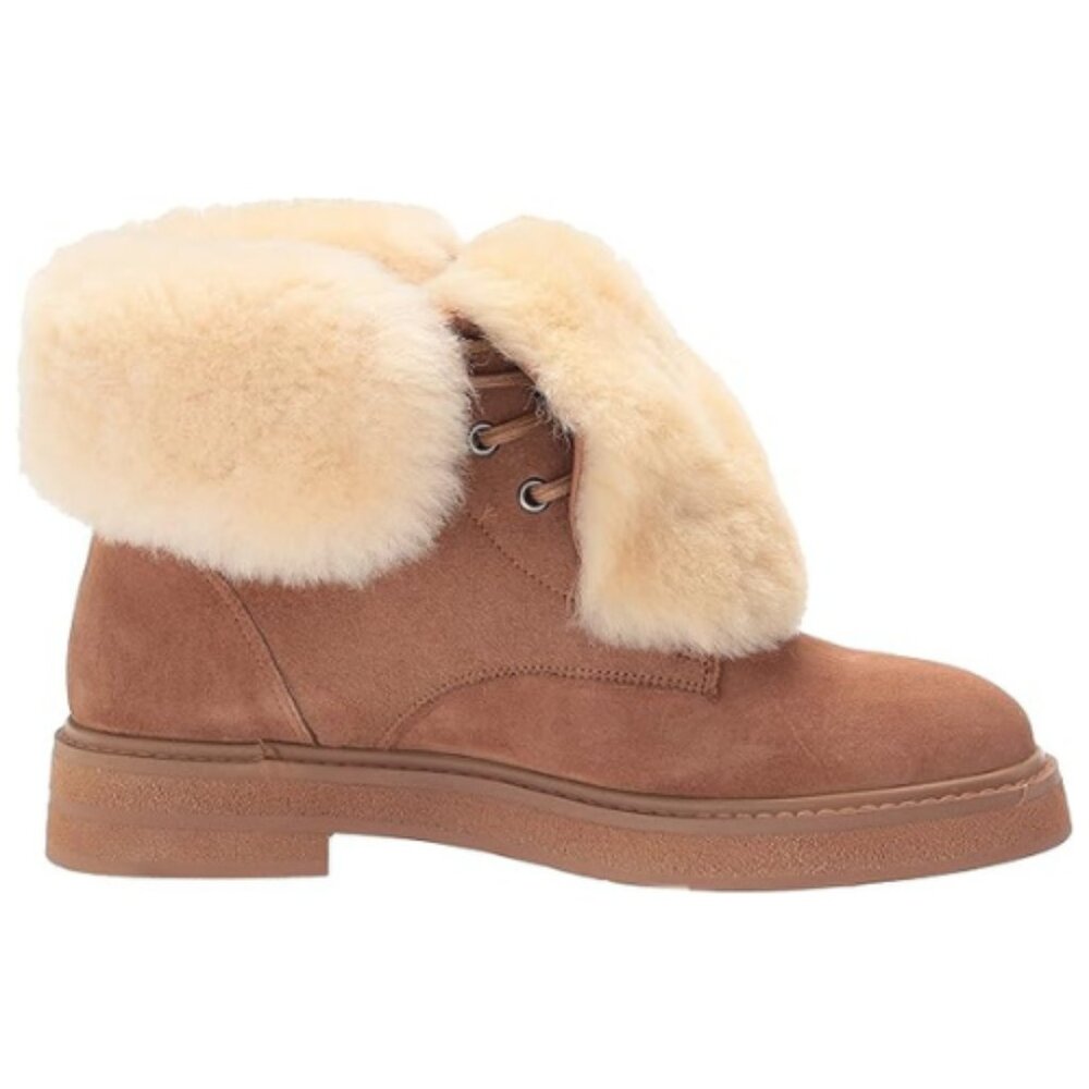 Aerosoles Women's Scoccia Fashion Boot Size 6M TAN SUEDE 856